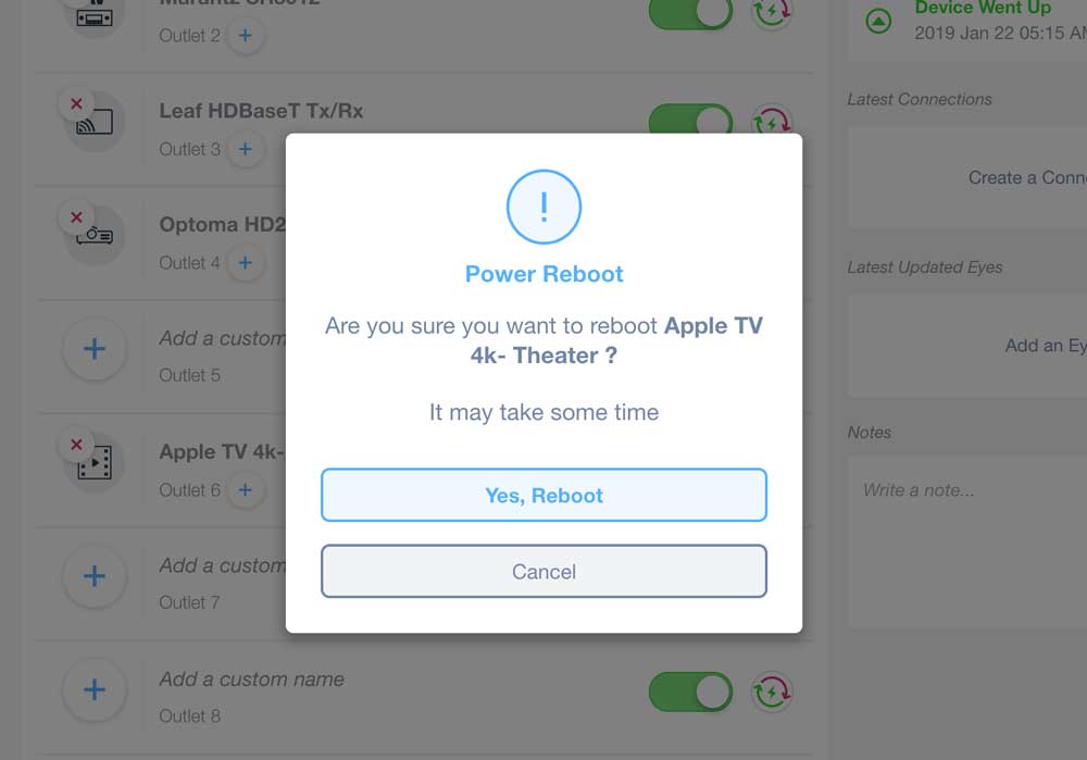 Power Reboot Smart Plugs and PDUs