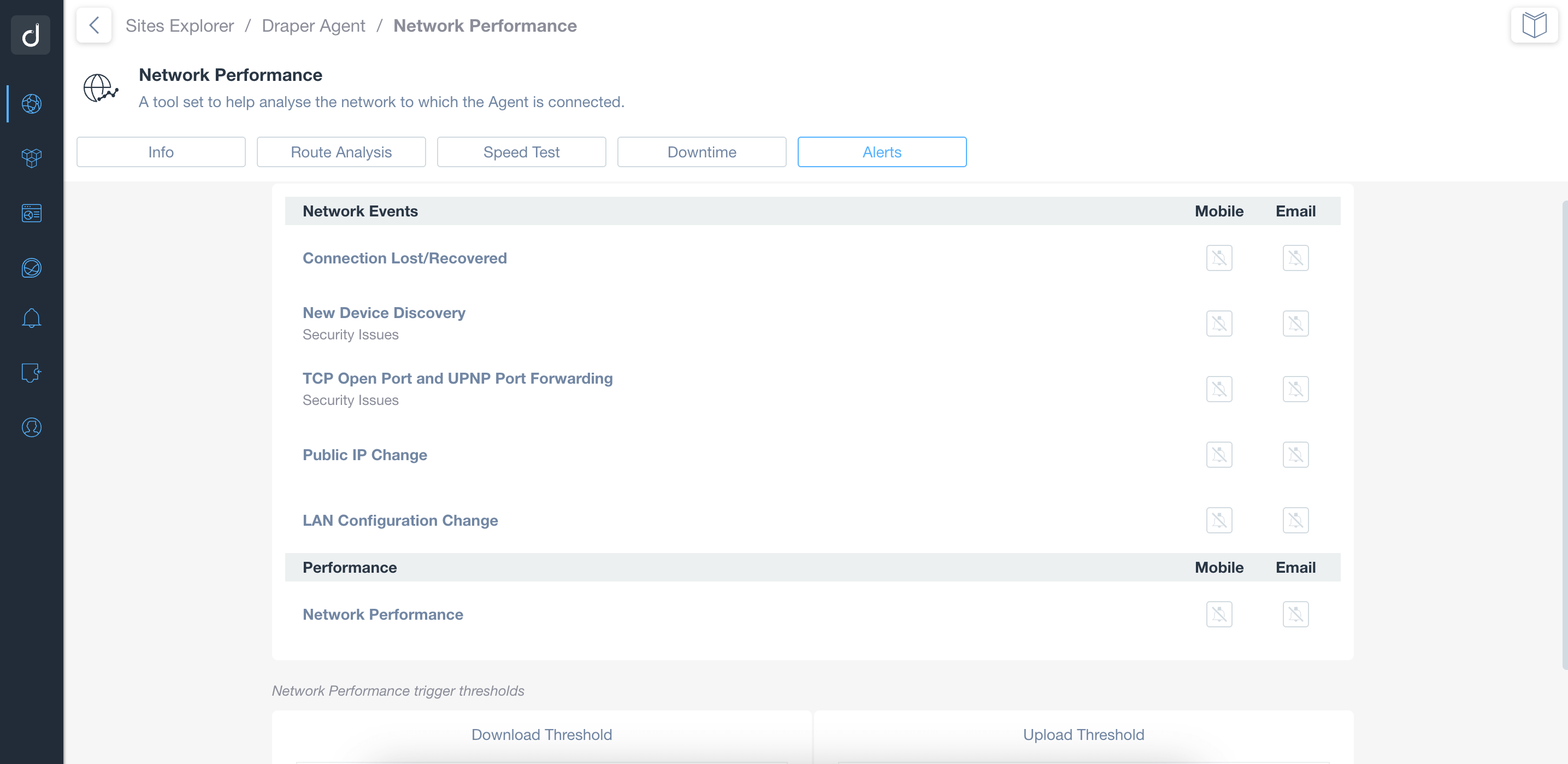 Gateway Monitoring Alerts