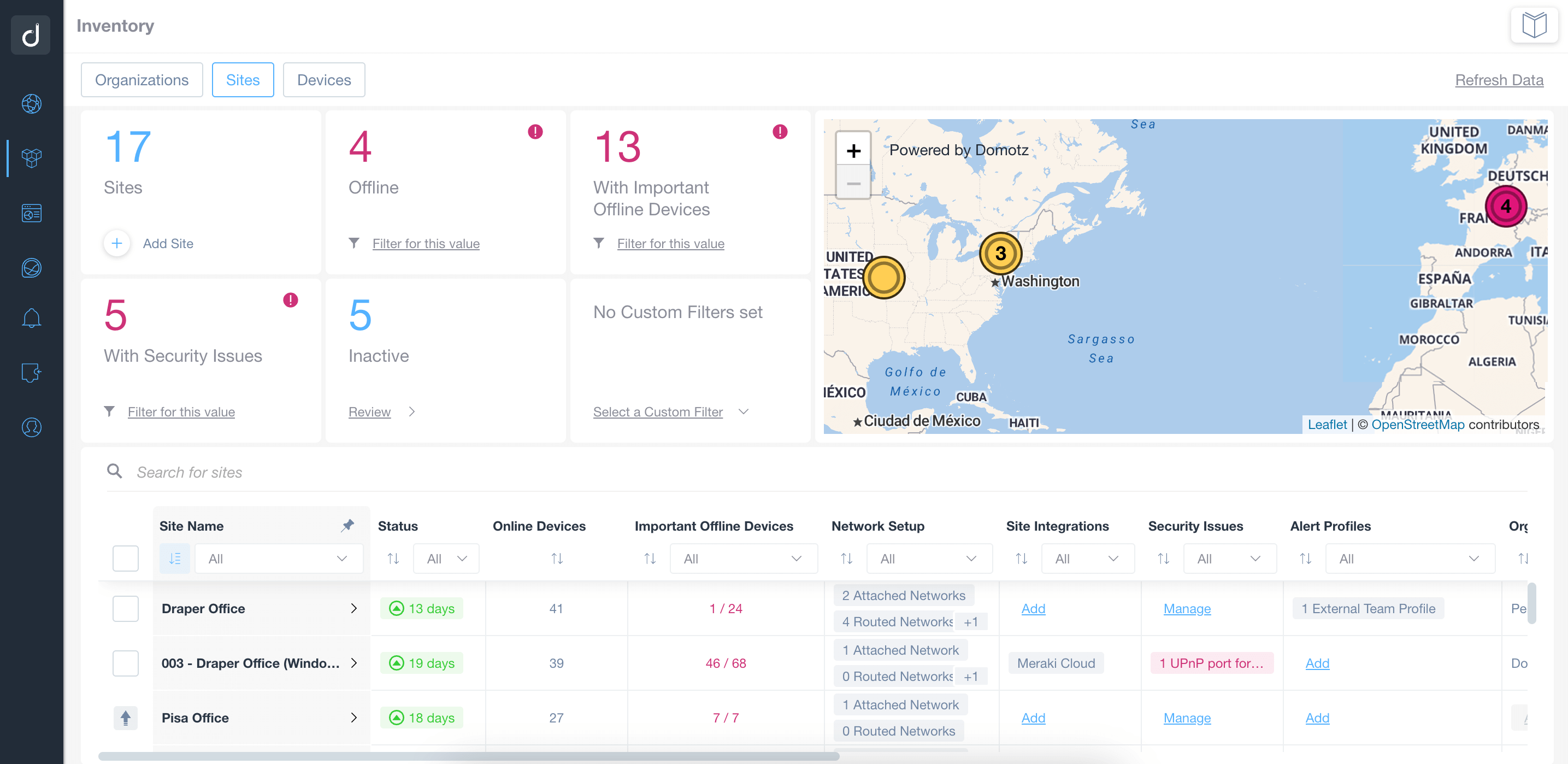 network infrastructure monitoring