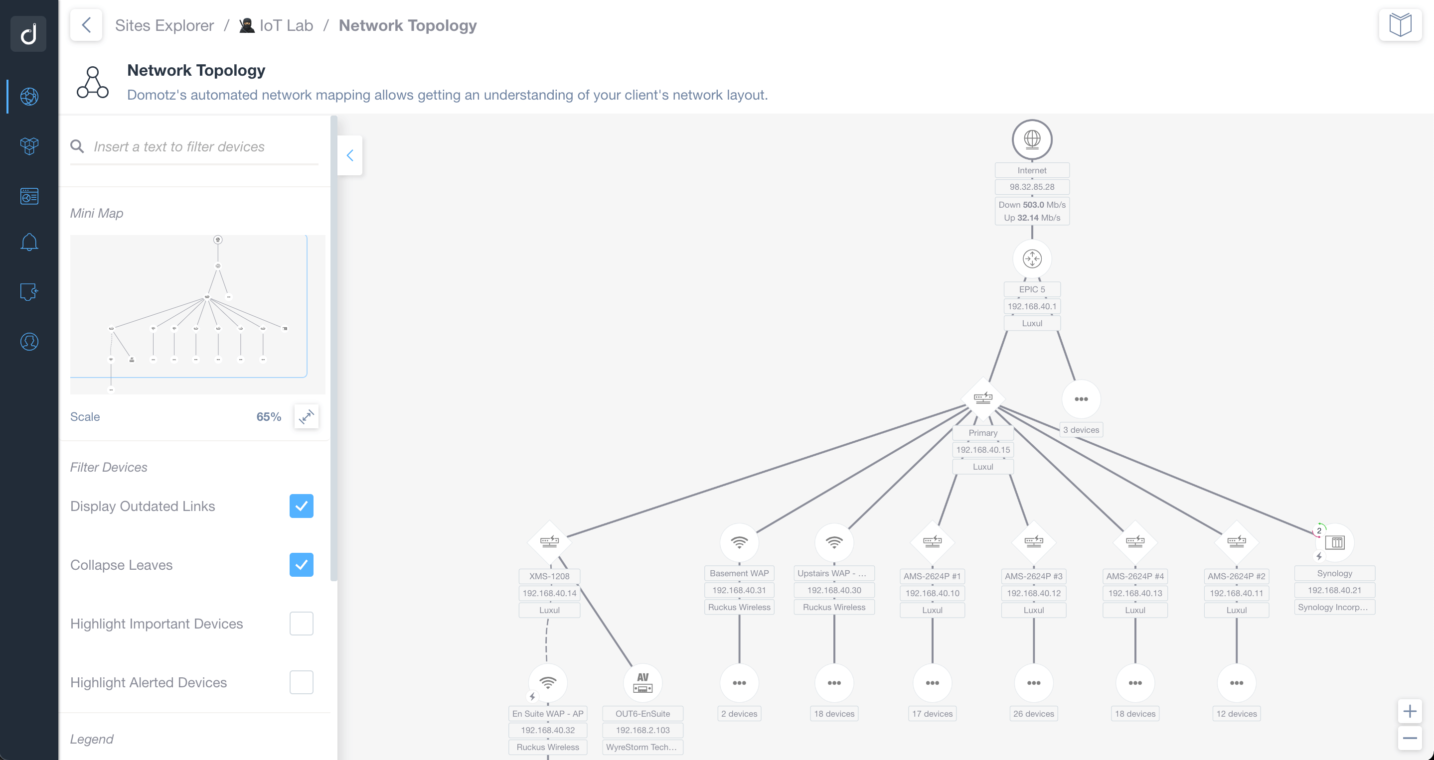 Network Topology Map