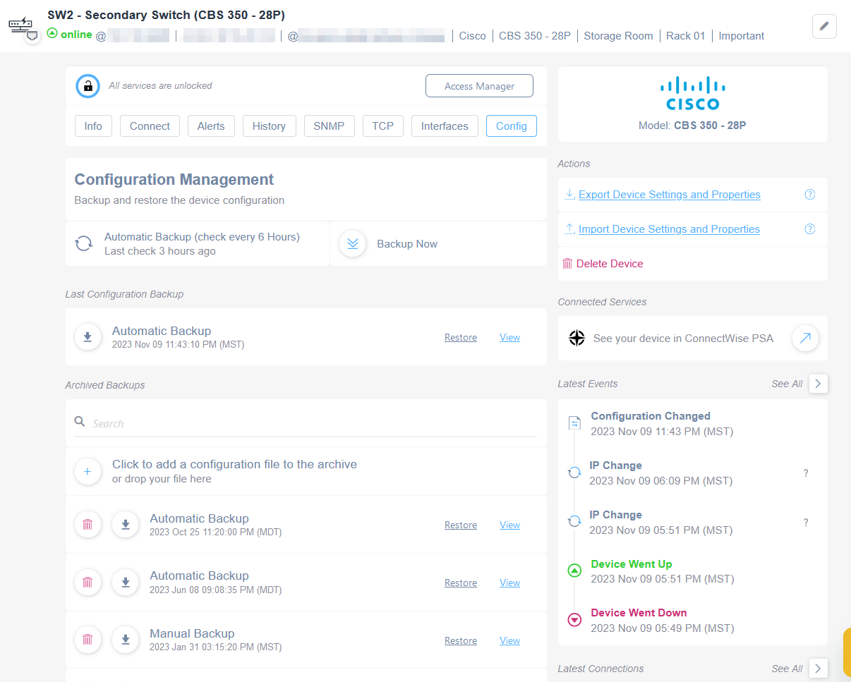 Cisco Config. Management 1