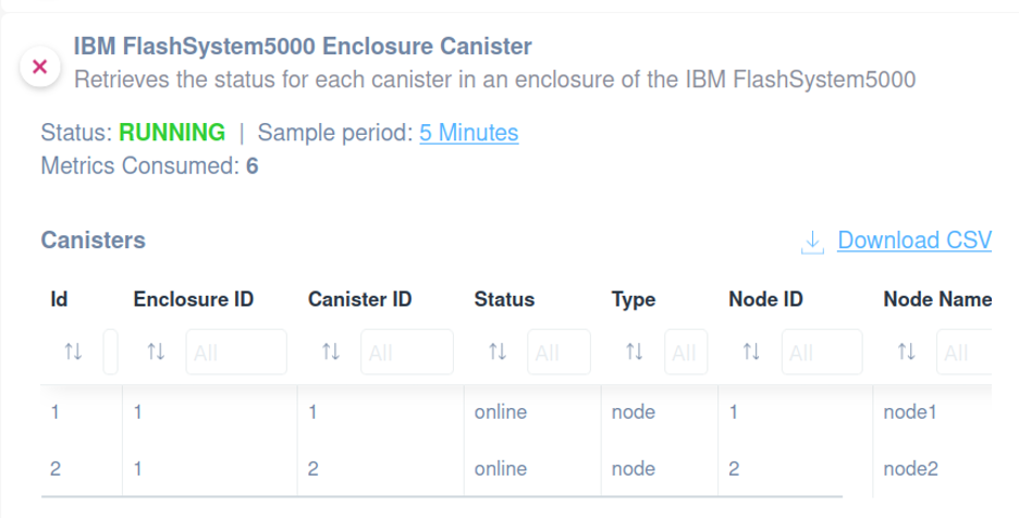 IBM FlashSystem 5000 Enclosure Canister