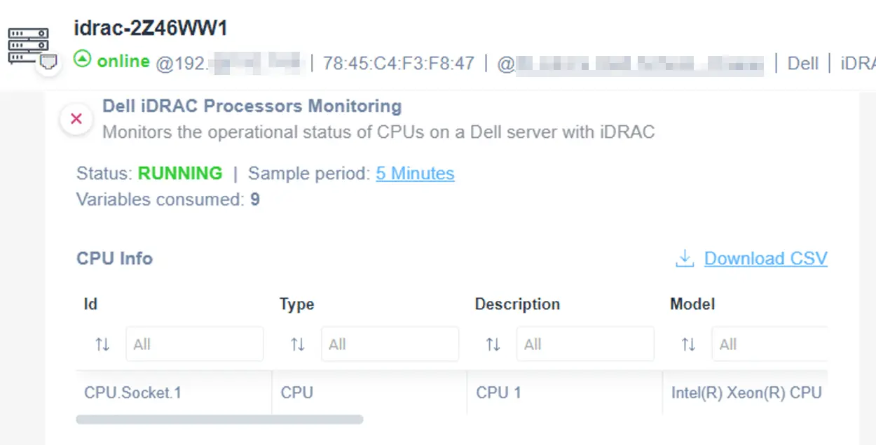 Processors Monitoring 1