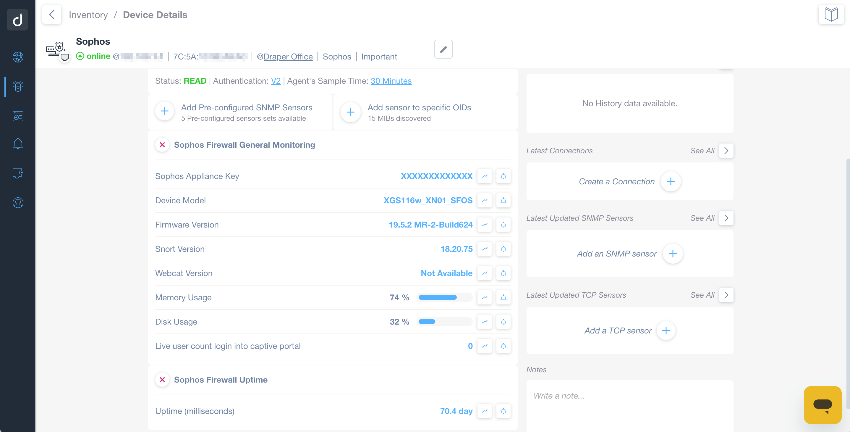 Sophos Firewall Monitoring