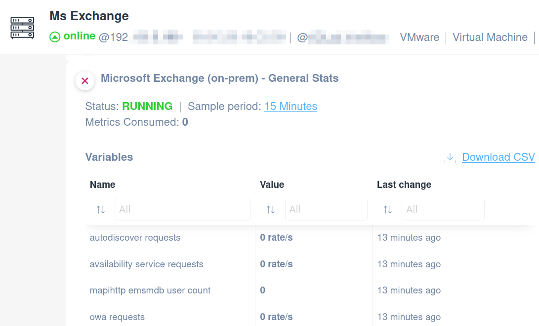  Microsoft Exchange General Stats