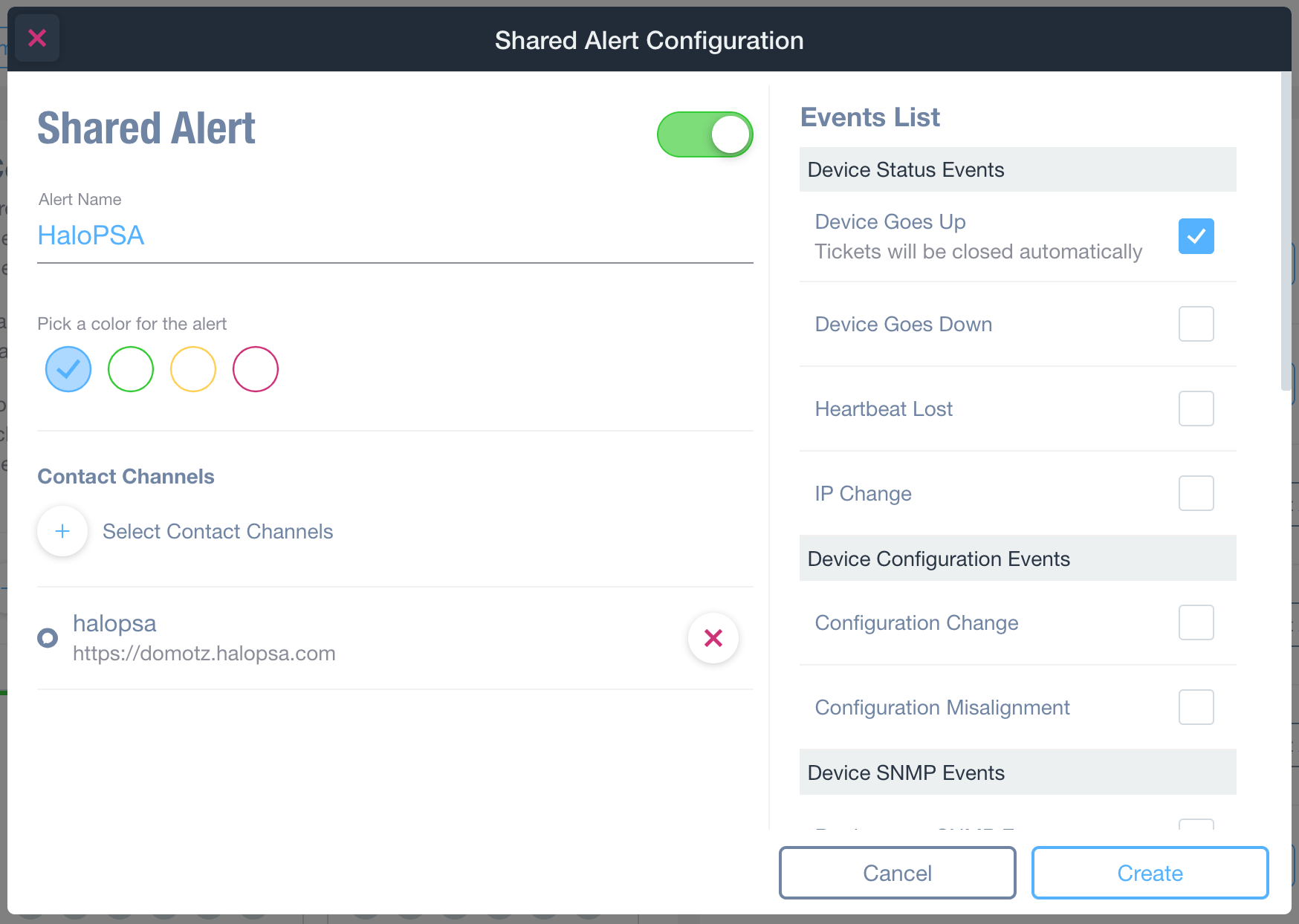 Automated closure of Halo PSA tickets