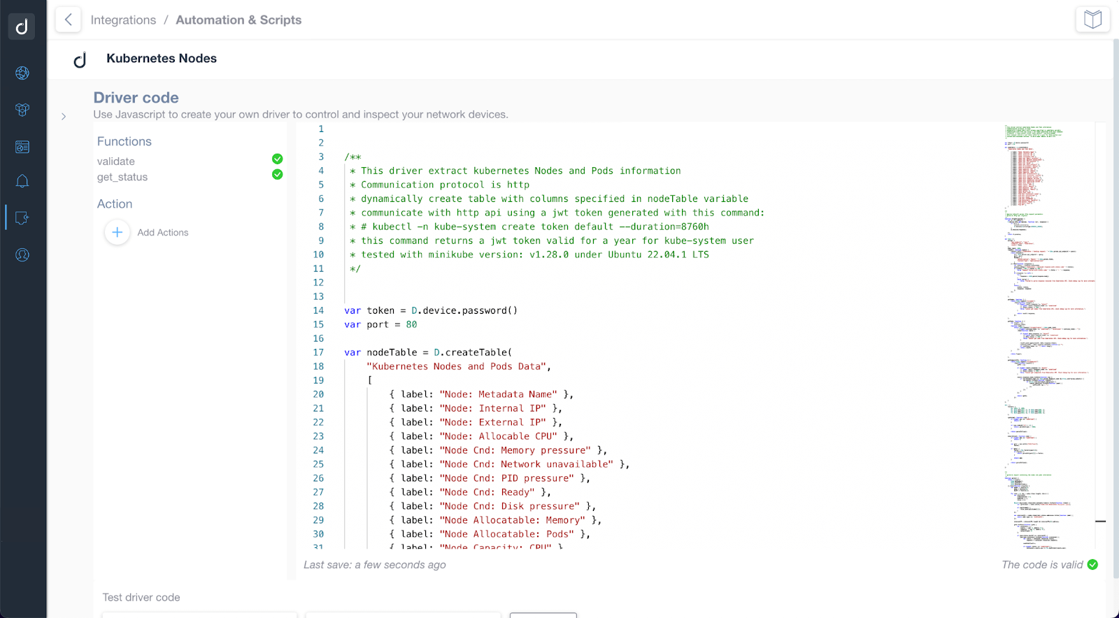 Kubernetes Nodes Driver Code