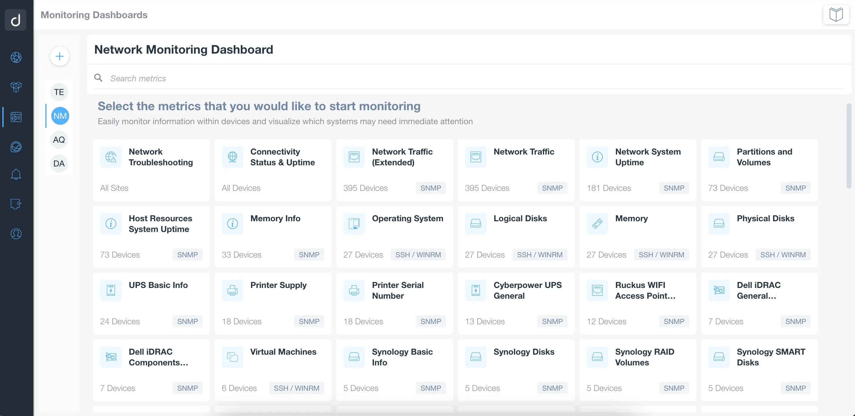 Solutions MSP Customizable Monitoring Dashboards